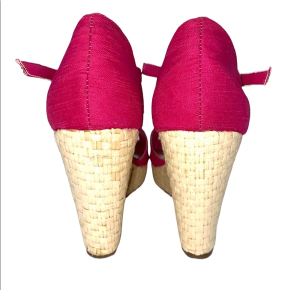 Steve Madden pink wedged open toe wedges Sandals - Picture 9 of 9